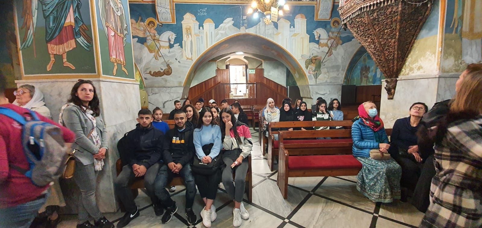 جولة تثقيفية لمعالم مدينة الناصرة لطلاب صف عاشر (أ1)